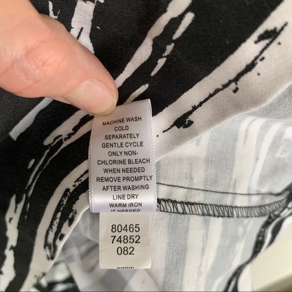 Spence Black & White Tank Dress Size 12 - Picture 5 of 7